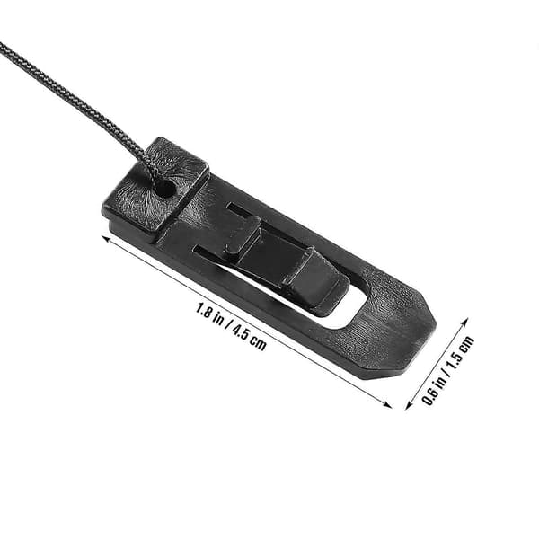 VILLCASE Sup Split Surfer Paddle Board Finne Clip Surfbræt Hale Clip Spænde Surfbræt Tilbehør (Sort)