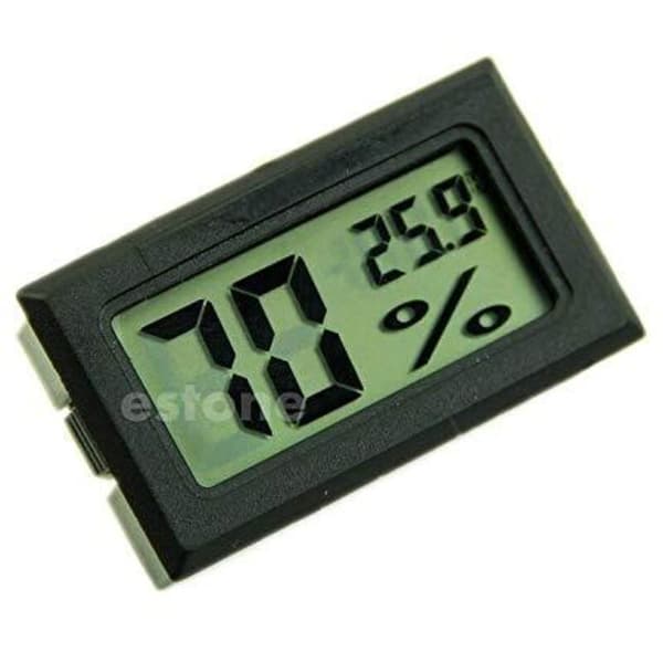 Termometer. Hygrometer digitalt LCD-termometer temperatur fuktighet 10% 99% RF