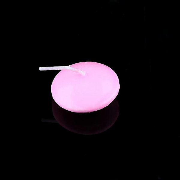50 st Vattenflytande Ljus Bröllop Födelsedagsfest Dekor Paraffinljus Rosa