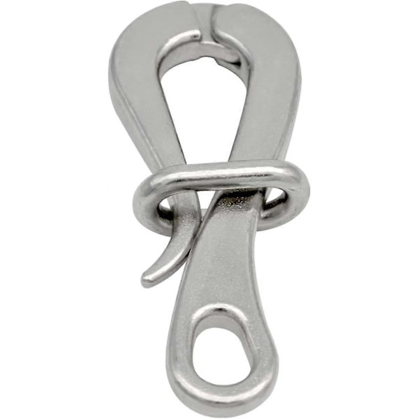 100mm Pelican Hook And Eye W/ Quick Release Link Rostfritt Stål 316 Marine Båt