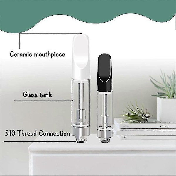 10 stk Tomme Opbevaringskassetter til 1,0 ml Glaskeramik Let at Fylde