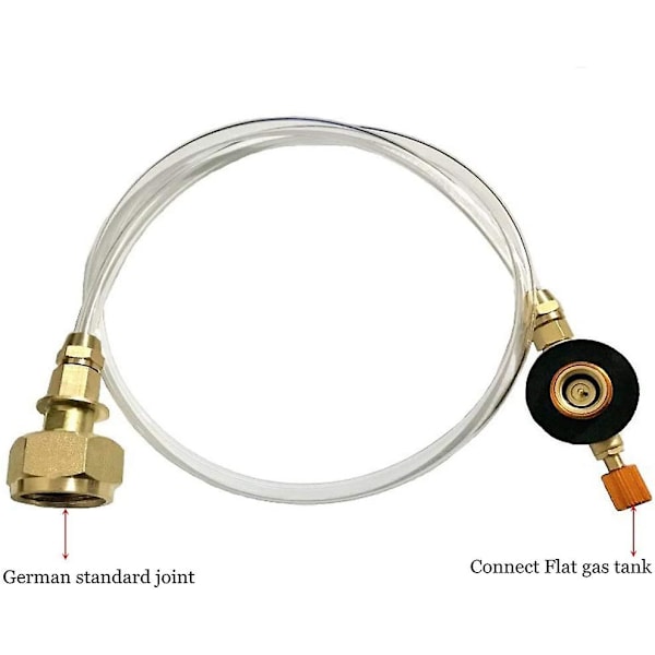 Propan Adapter Slange Konverterer Erstatningsslange Kobler Til Utendørs Camping Gasskomfyr Propanbeholder Adapter