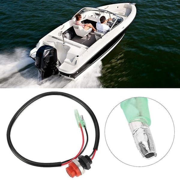 Universal Båtmotor Start/Stopp-knapp Nyckelfri Tryckknapp, Passar Alla Kompatibla
