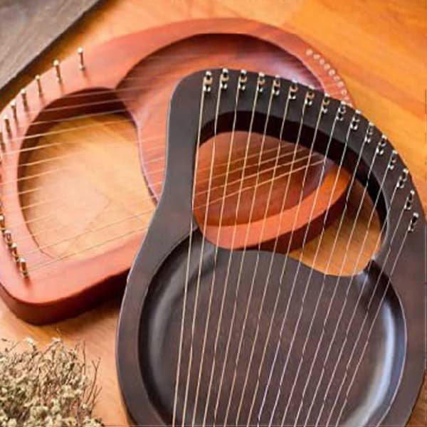 1 Sett med Profesjonelle Lyre-Plugger, Robuste Lyre-Harpe-Strengeplugger, Erstatningsplugger
