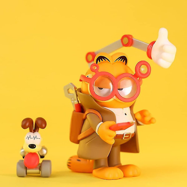 Pop Mart Garfield Dream Series - 1 st blindbox leksakslåda bulk populär samlarobjekt slumpmässig konstleksak heta leksaker söt figur kreativ present, till jul födelsedag
