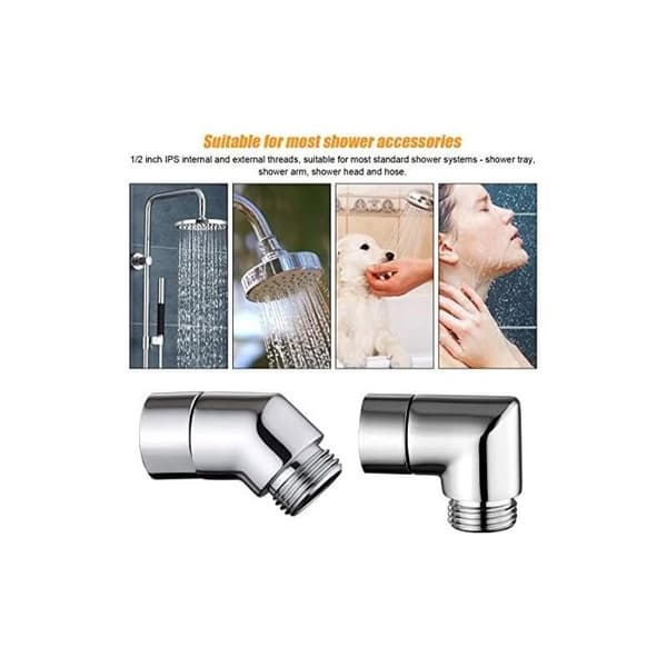 Dusjhodeadapter - LARGEIGHT - 90135 - Messing - 2 stk - Flere farger