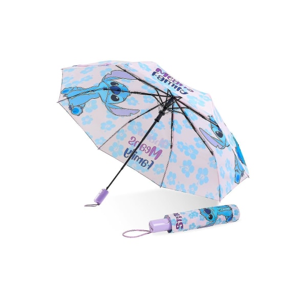 Stitch hopfällbart paraply
