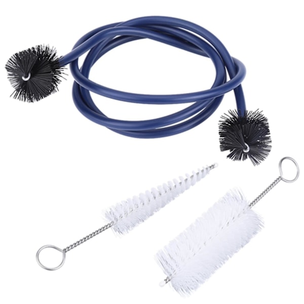 Trumpetrengöringsborste Set Kit Musikinstrument Underhåll Tillbehör-hy