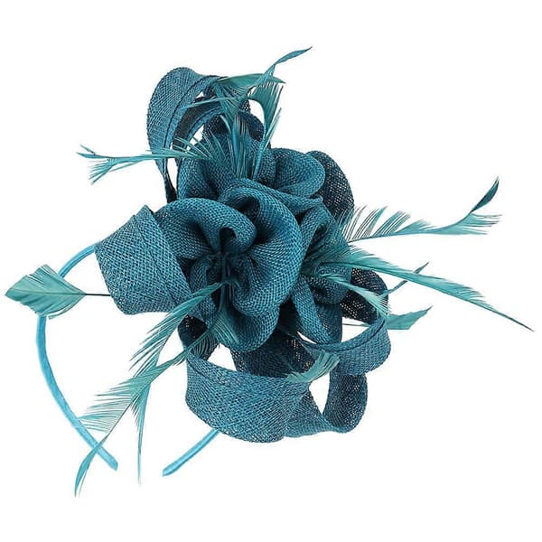 Dame Fascinator Teselskap Hodeplagg For Kvinner Hodeplagg Ball Klut Materiale 23x18x8cm 1 Pakke