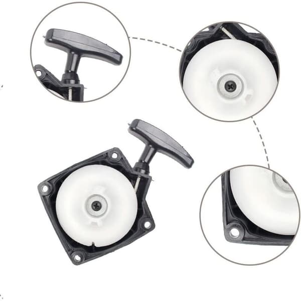 Starter til buskrydder. 4-i-1 multifunktion. Stangværktøj og jordbor