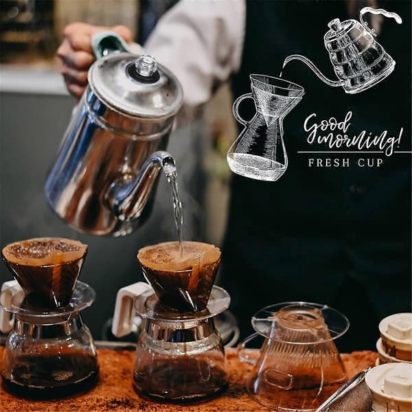 2 Sett Percolator Deler Topp og Skivering for Farberware Yosemite Kaffeperkolatorer Erstatning Co