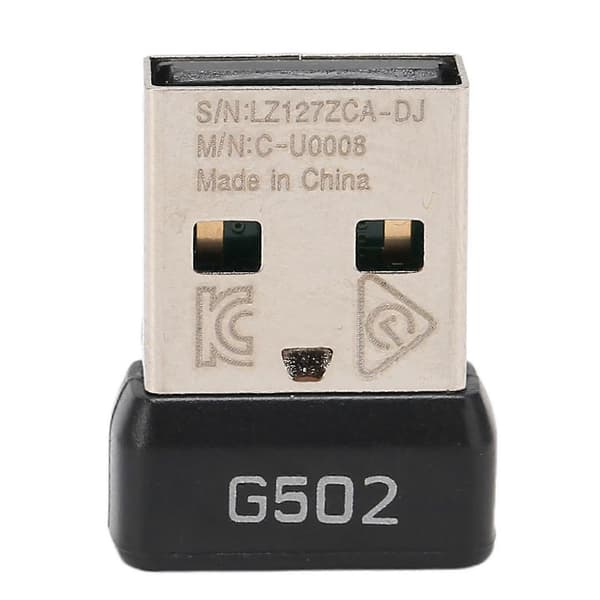 2.4 GHz:n langaton USB-sovitin Logitech G502 LIGHTSPEED -hiirelle