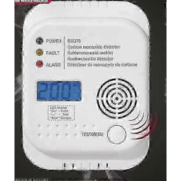 AURA CO Häkävaroitin Kaasuvaroitin Varoitin Häkävaroitin LCD