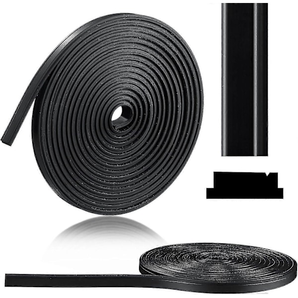 134 Tommer Fleksibel Magnetisk Stribeindsats Bruseværelsesdør Magnetisk Stribe Udskiftning Lang Magnet Rulle til Håndværk til Indrammet Halv Indrammet Svingende Glasdør