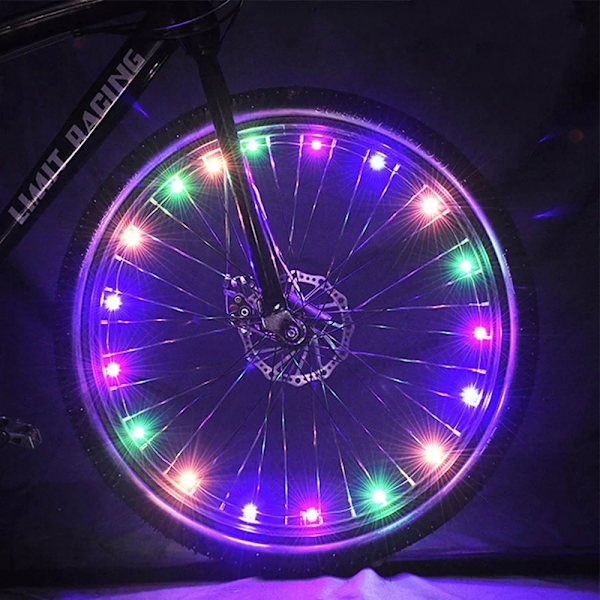 LED-eikelamper med 20 LED-er for sykkel – 2,2 m – 1-pakning