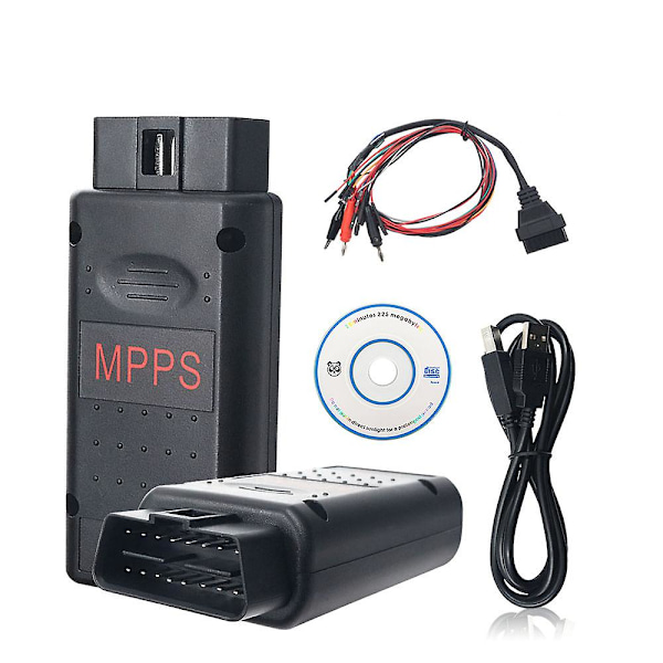 Mpps V18 Obd2 Diagnostiikkatyökalu Pää + Tricore + Multiboot V18.12.3.8 Irrotettavalla Tricore-kaapelilla