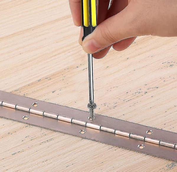 Stærkt Rustfrit Stål Pianohængsel, Fuld Længde Hængsel, 1800*30*0.6mm (1 Pakke)
