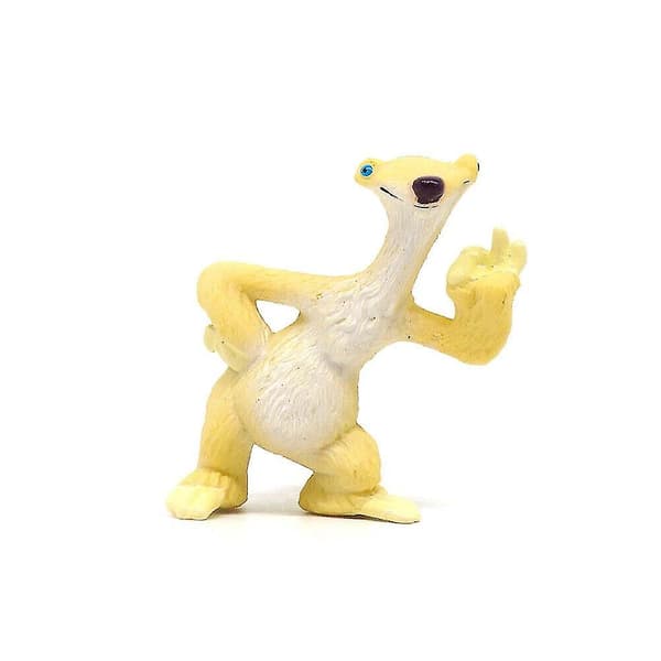10 stk. Istid Figurer 1.96'' Pvc Model Legetøj Manny Elefant Diego Sid Børnegave