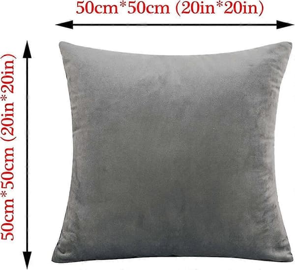 Kuddfodral 2-pack, Sammetstyg Prydnadskuddar Mjuka och Bekväma Acsergery Gåva