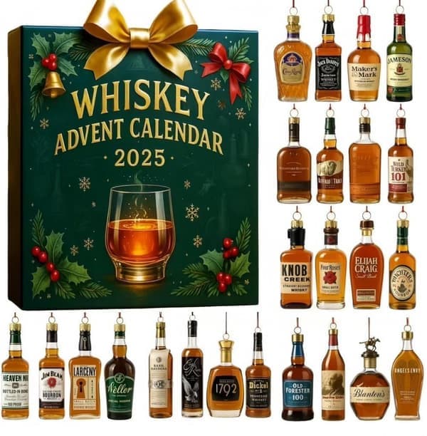 Adventskalender Whisky 2025 Julkalender 24 Smaker Daglig Present för Vuxna