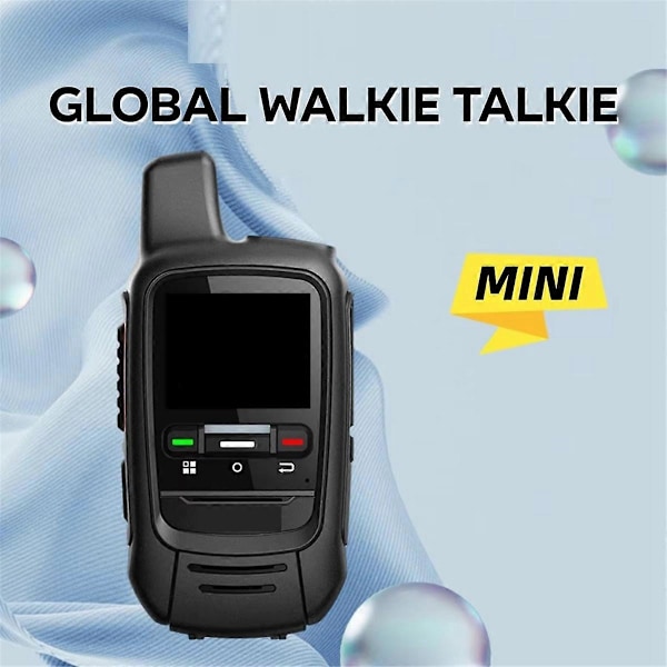 For ZELLO Global Android POC Intercom Utendørs 5000km 4G Mini Bærbar Flåte Toveis Intercom E