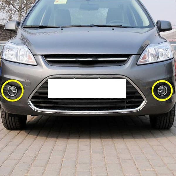 1 par ABS krom front tågelygte lampe dæk trim
