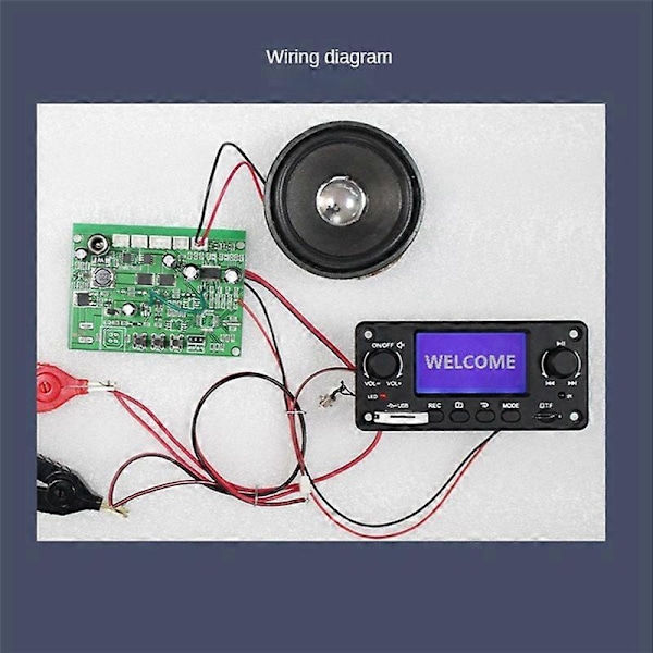TPM118B Digital Audio Player MP3 Dekoderkort Høy Kvalitet Bærbar MP3 Spiller Modul med Bluetooth