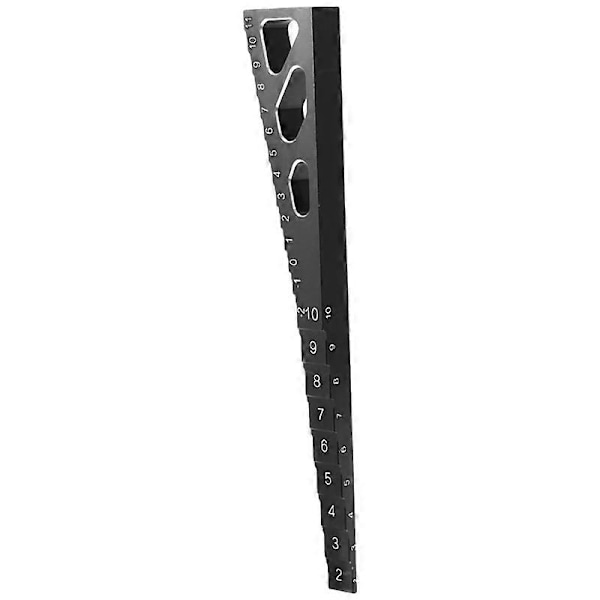 RC Modellbil Metall Åkhöjd Droop Mätare Justeringslinjal Mätverktyg för 1/8 1/10 1/12 RC Bil