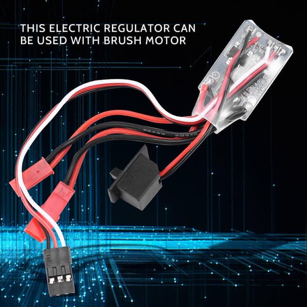 Rc ESC 10a Børstet Motor Hastighedsregulator til Rc Bil Båd Uden Bremse uden bremse