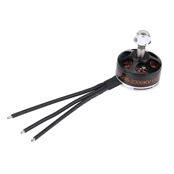 1st QM2205 2300KV Racing Borstlös Motor Drone Del för 210 220 FPV Quadcopter (CCW)