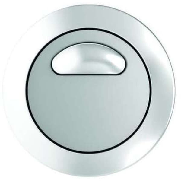 OPTIMA 49/S dobbelt trykknapventilknap, SIAMP, krom, Ref. 34490220