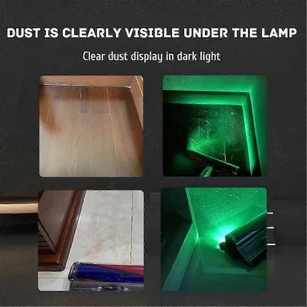 Dammsugare Dammdisplay LED-lampa Rengör Dolda Damm Djurhår Dammsugartillbehör A