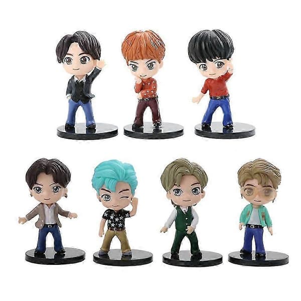 7 kpl/setti BTS TinyTAN Dynamite Bangton Boys -hahmolelu
