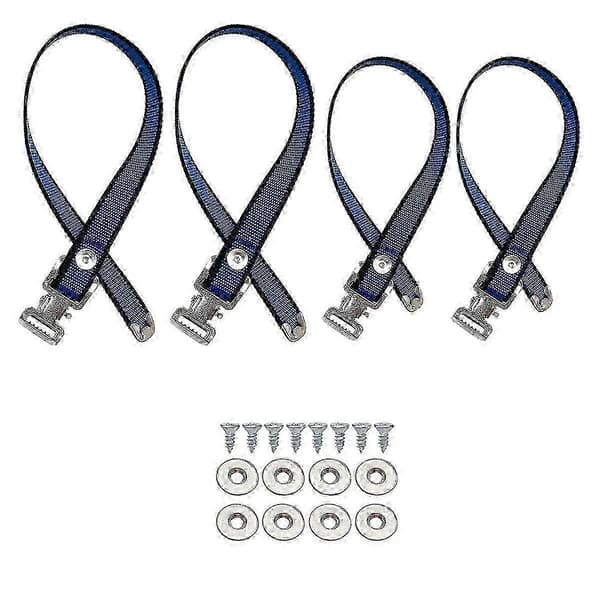 4-pack Gipsstyltor Remmar Kit - Justerbart Fotbandsbyte för Gipsstyltor