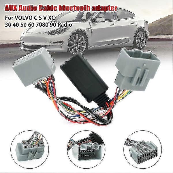Bluetooth 5.0 Adapter til Volvo V50 S40 Bilstereo
