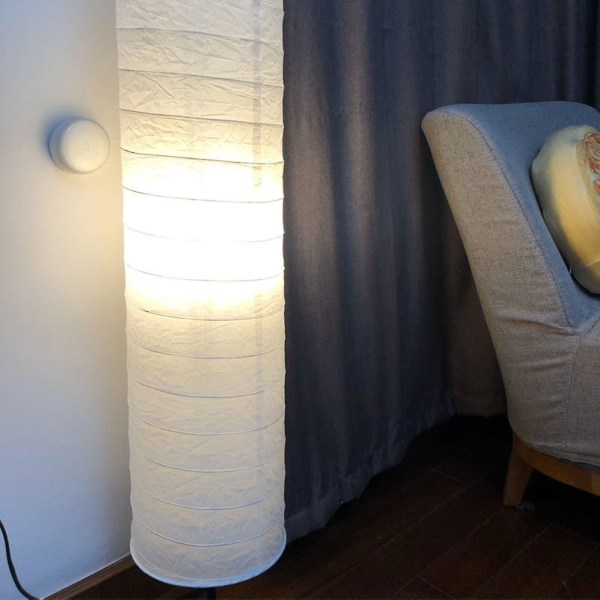 Golvlampa i papper, golvstående lampor för sovrum golvlampor skärm TY