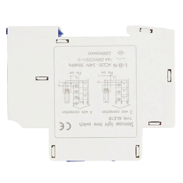 Högkvalitativ ALC18 Timer Switch DIN-skena Korridor Timer Switch Timer 220-240...