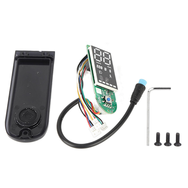 Elektrisk Scooter BT Digital Display Instrumentpanel med Displaypanelskydd för Ninebot MAX G30