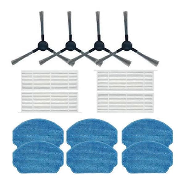 4 STK Filter Sidebørste Moppeklud til BR150 BR151/ BR150 BR151 / BR150 BR151 Robotstøvsuger