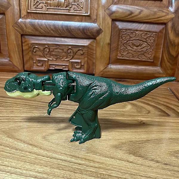Hemdekoration Dinosaurie Leksak Barn Tryck Tyrannosauru Modell Vibrerande Huvud Och Svans Flyttande Dinosaurie Semesterprydnader