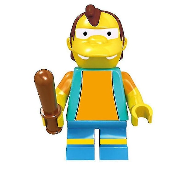 8 st The Simpsons Minifigurer Barnens pedagogiska monterade byggklossleksaker