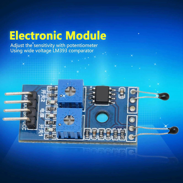 Högkvalitativ 2-vägs termistorsensor elektronisk modul temperaturkontroll