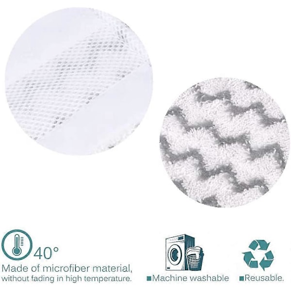 4 kpl vaihtotyynyjä Shark-höyrymoppiin S1000UK S1000 Pocket Mop
