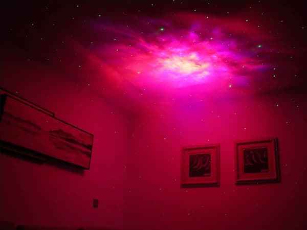 Rymdprojektor astronaut - Laser LED med fjärrkontroll