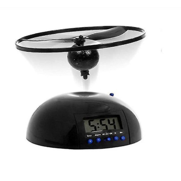Flygande väckarklocka LED-display Digital väckarklocka Snooze väckarklocka Flygande helikopter Propeller De