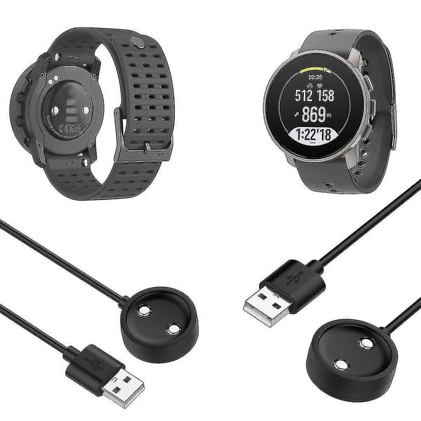Laderadapter for Suunto 9 Peak Pro med ladestasjon for kabel