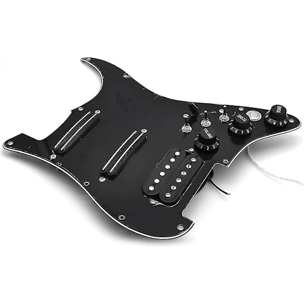 Elektrisk Gitarr Plektrumskydd Pickup Med Singlecut Kabeldragning Laddat Förkopplat Gitarr Plektrumskydd För Strat Gitarr