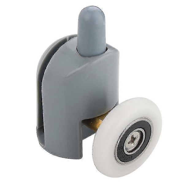 4 st Duschdörrsrullar, Duschglasrullar Dusch Enkeldäcksrulle Remskivor, 25 mm Hjul för Duschkabin, Duschrum, Duschväggsdelar