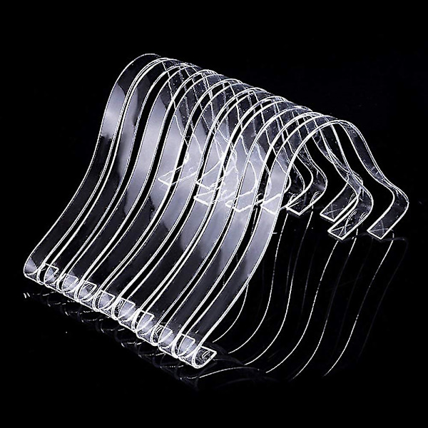 10 st/5 par akryl genomskinliga sandal sko display stativ insatser hållare sko display rack skostöd för damskor