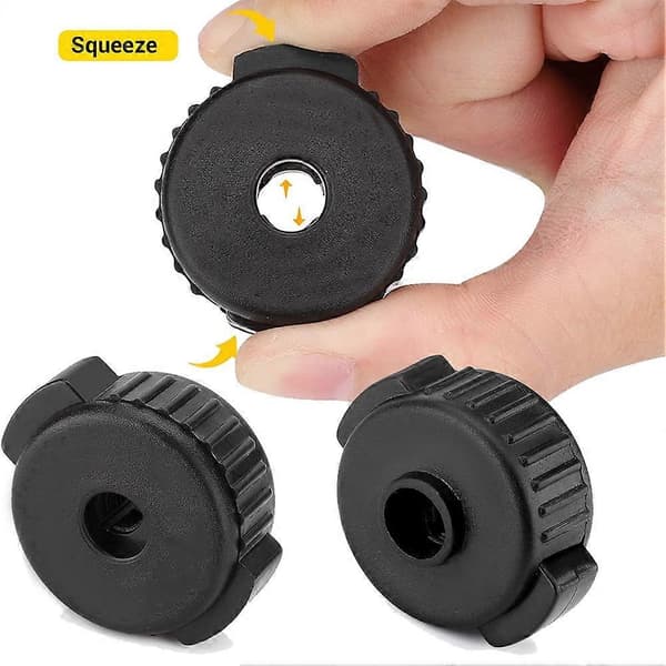 6 stk. Plast Cymbalmuttere, Hurtigmontert Cymbalmutter for Percussion D-sett, Reservedeler for Percussion